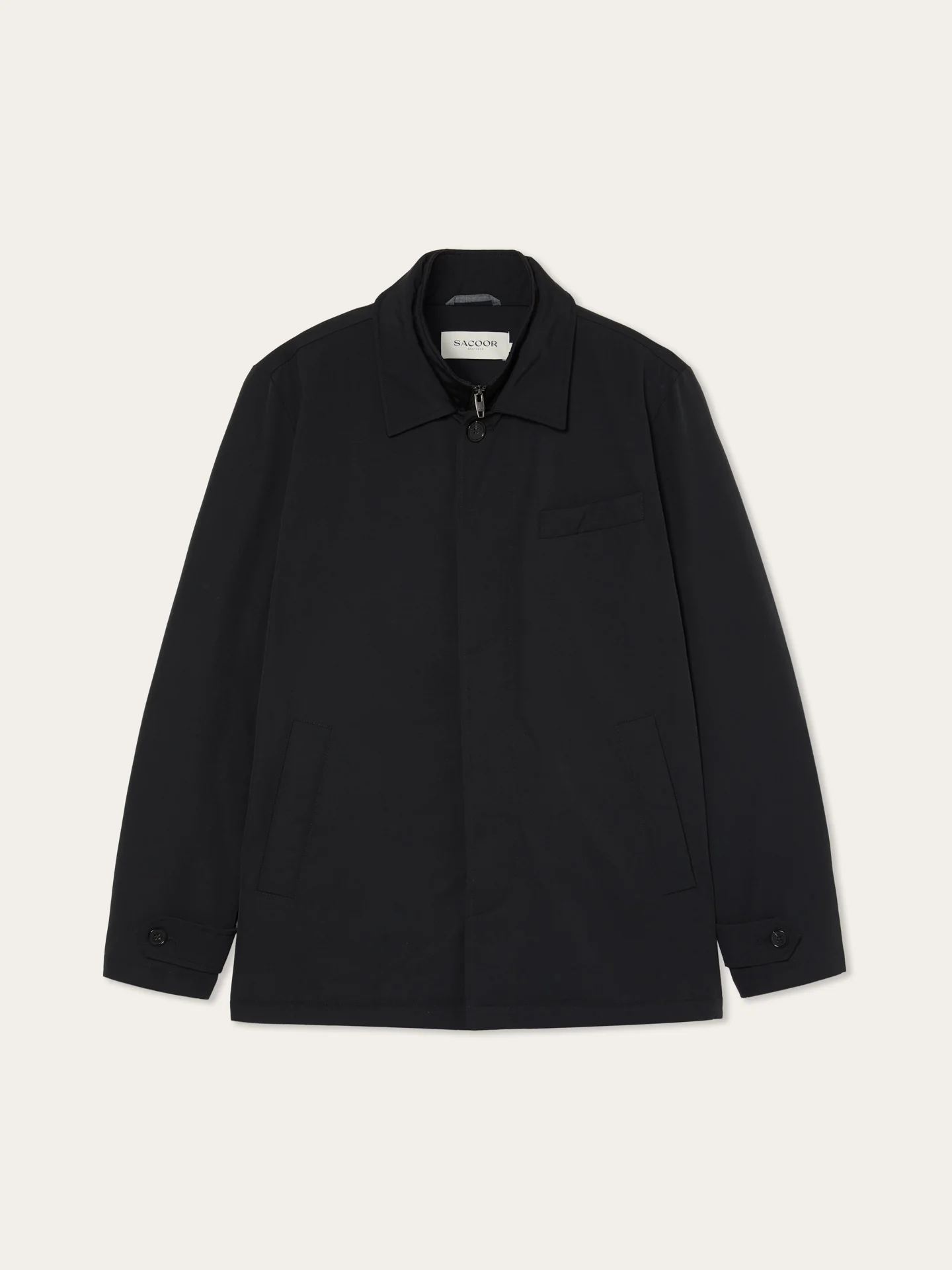 Cotton-Nylon Hooded Jacket - Image 4