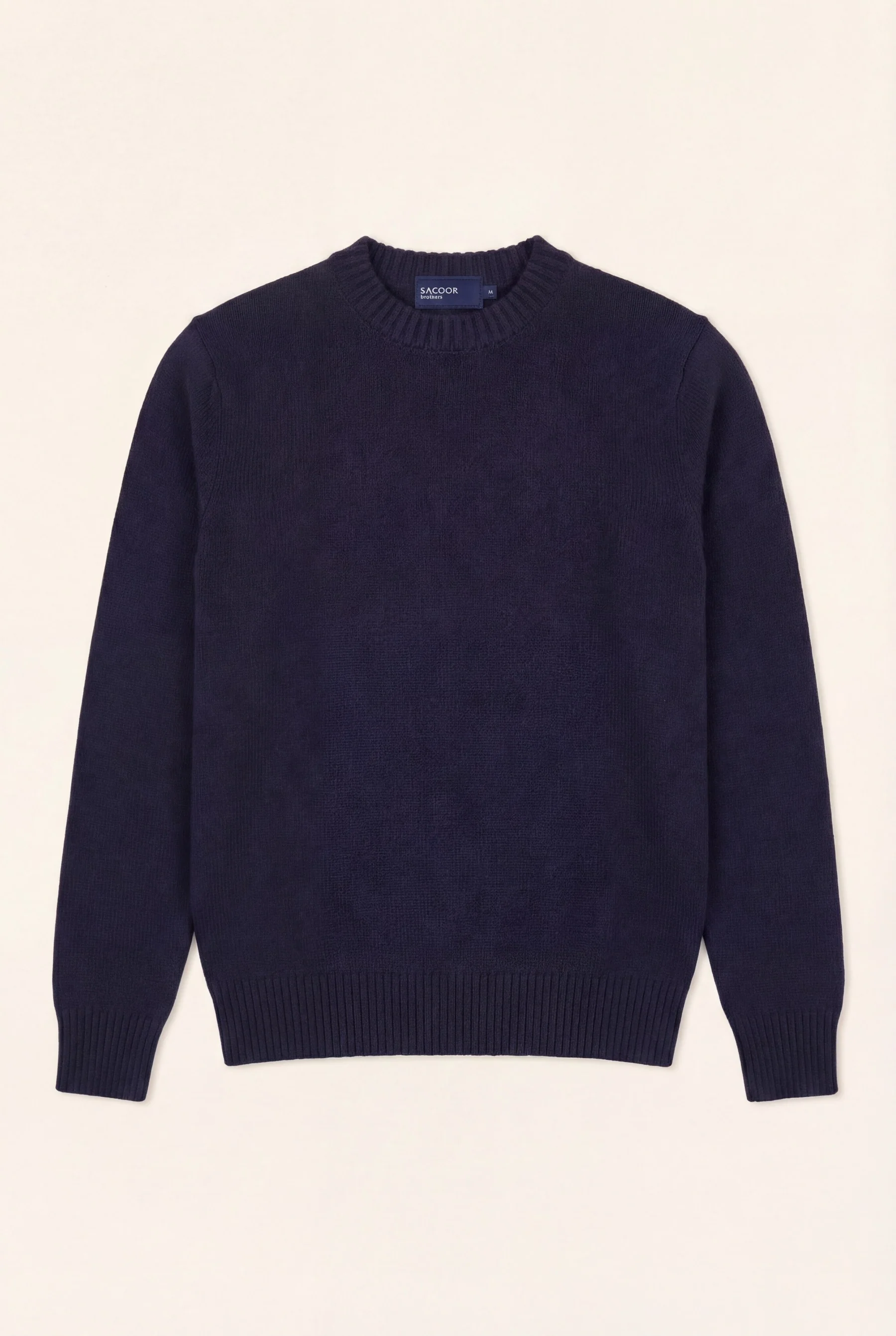 Crew Neck Sweater In Cotton Linen And Silk Blend - Image 5