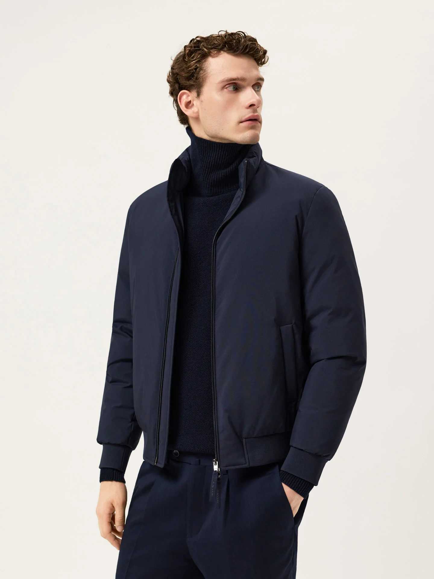 Real Down Bomber With Ribbed Finishes - Image 6