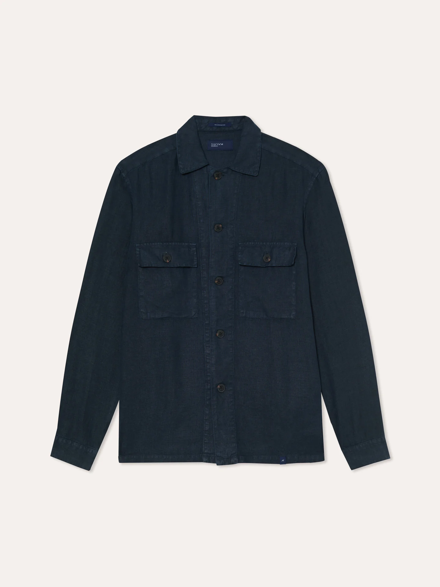 Relaxed Fit Pure Linen Overshirt - Image 5