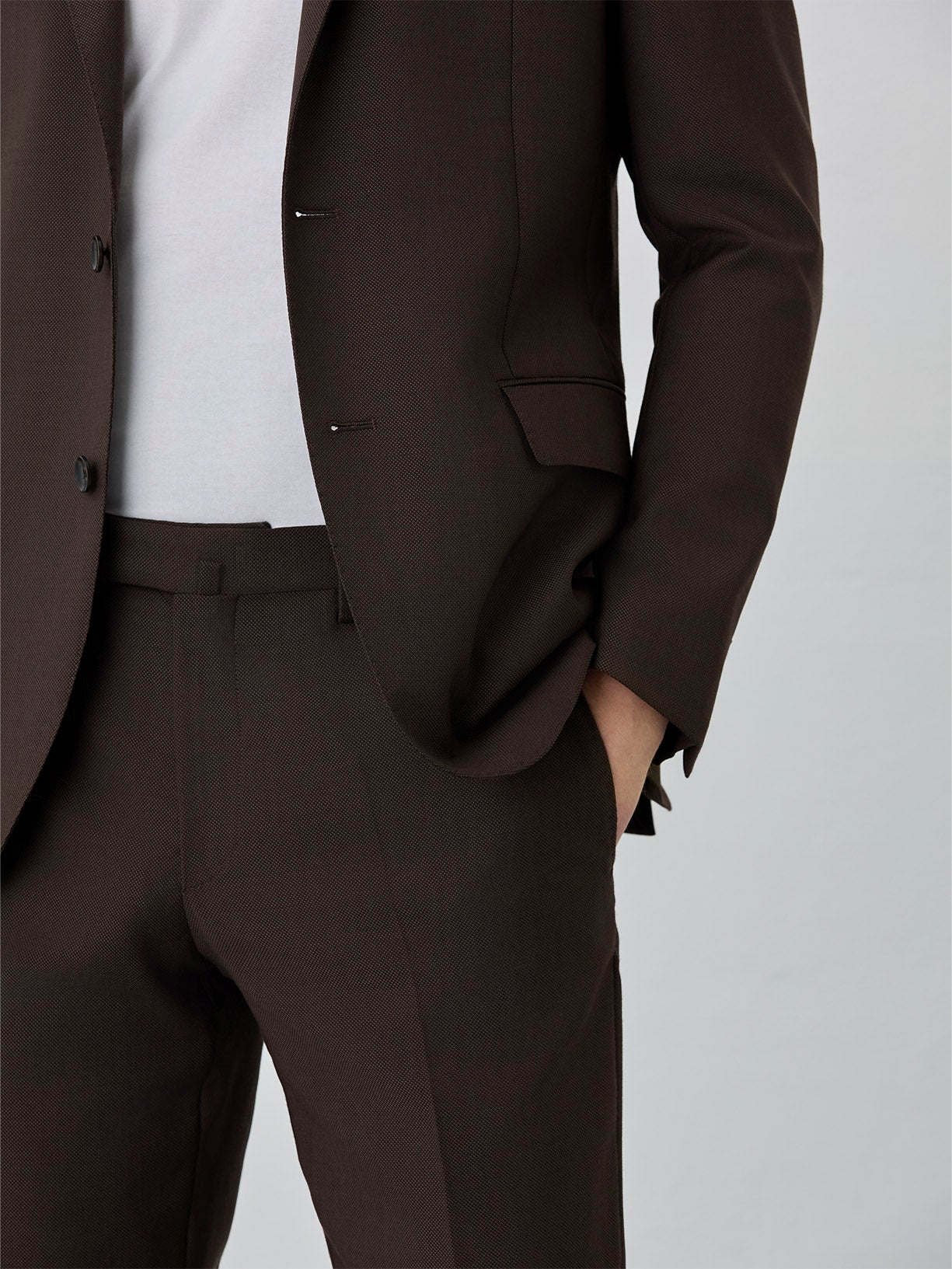 Slim fit birdeye suit - Image 3