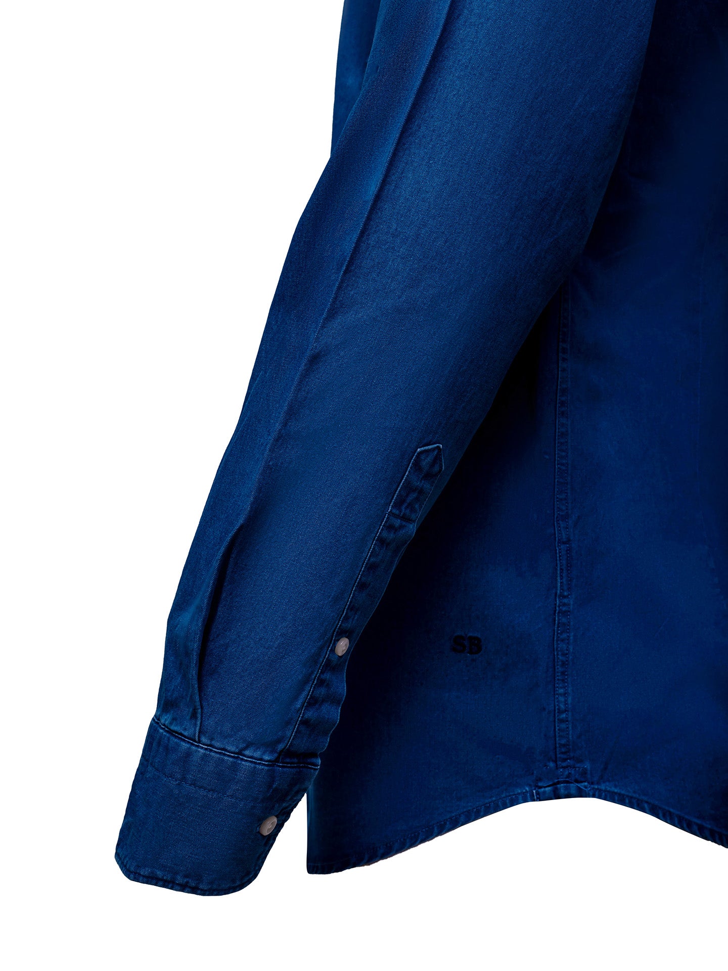 Slim Fit Casual Denim Shirt in 100% Cotton - Image 9